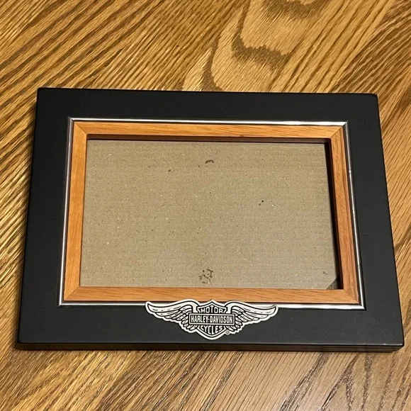Harley-Davidson® 4 x 6 Black/Orange Photo Frame -Bar & Shield Winged Logo - Picture 4 of 14
